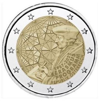 Österreich 2€ 2022 - Erasmus Programm