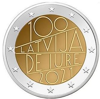 Lettland 2€ 2021 - Anerkennung