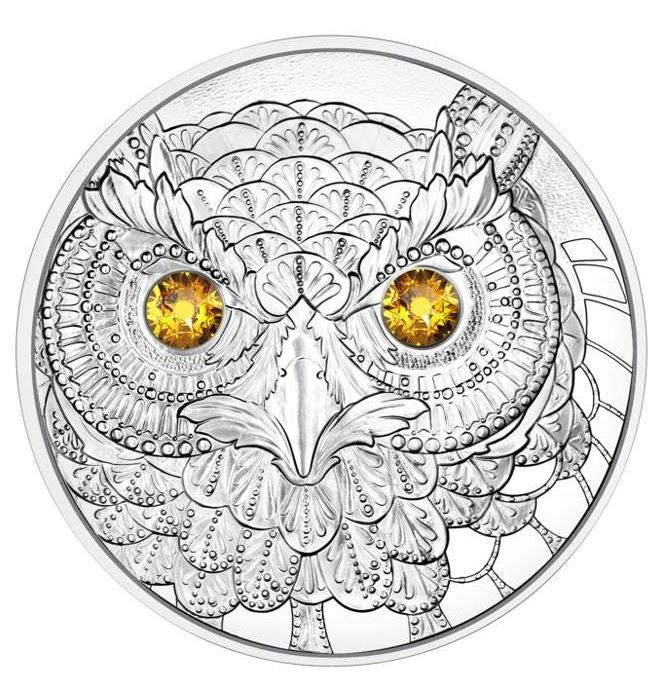 Österreich 20 Euro Eule 2021 Silbermünze PP