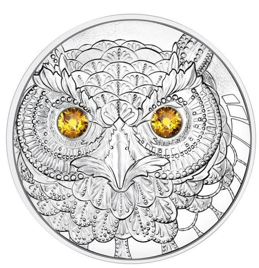 Österreich 20 Euro Eule 2021 Silbermünze PP