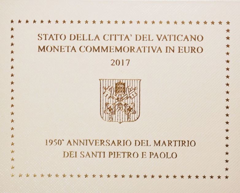 Vatikan 2€ 2017 - St. Peter & Paul