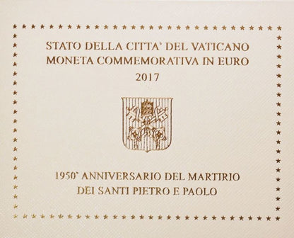 Vatikan 2€ 2017 - St. Peter & Paul