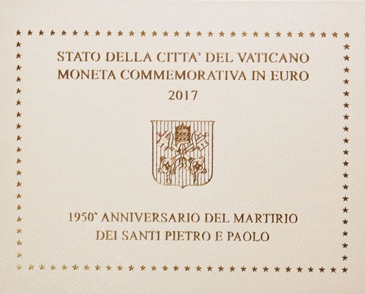 Vatikan 2€ 2017 - St. Peter & Paul