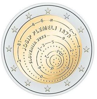 Slowenien 2€ 2023 -  150 G. Josip Plemelij