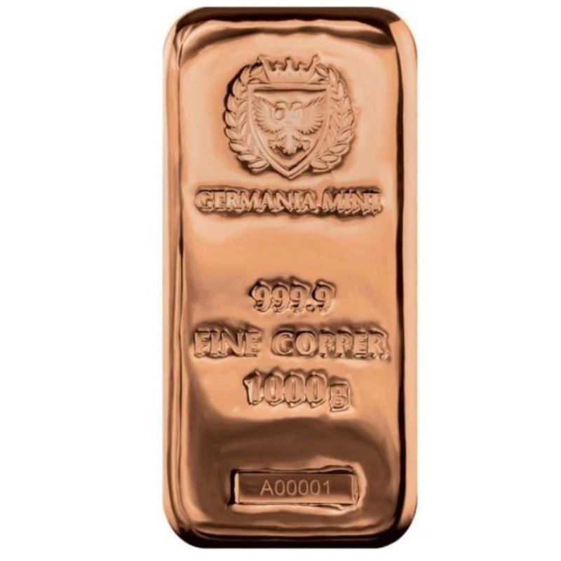 Germania Mint - 1 kg Kupferbarren
