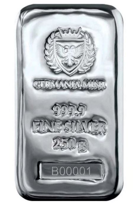 Germania Mint - 250g Silberbarren