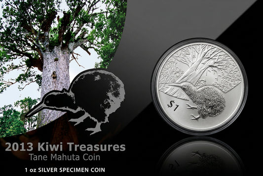 Neuseeland Kiwi 2013 1 oz Silber in Blisterkarte