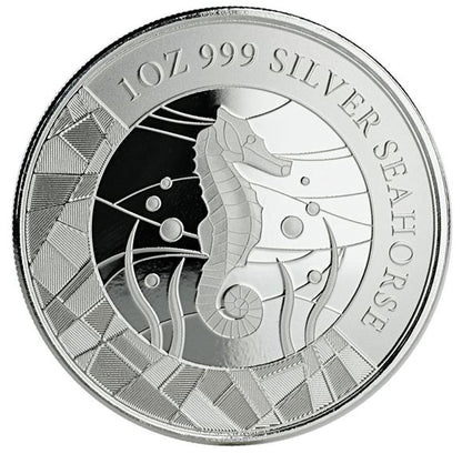 Samoa Seepferdchen 2018 Silbermünze 1 oz