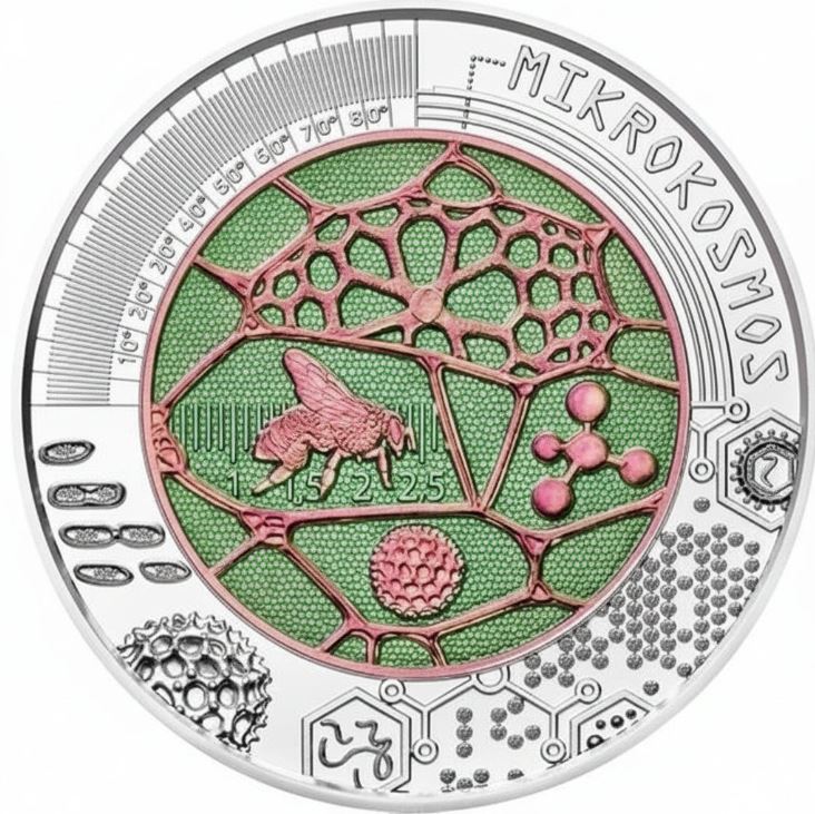 25 Euro Niob Der Mikrokosmos 2017 Österreich
