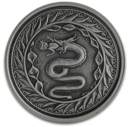 Samoa Serpent of Milan 2020 1 oz Silber Antique Finish