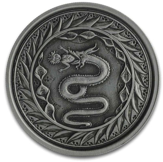 Samoa Serpent of Milan 2020 1 oz Silber Antique Finish