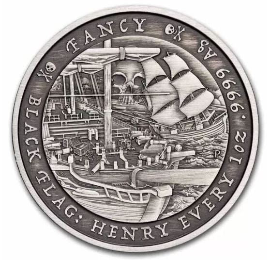 Tuvalu - Black Flag The Fancy 2023 Antik Finish
