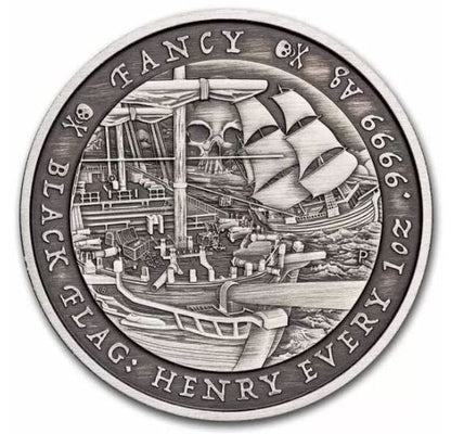 Tuvalu - Black Flag The Fancy 2023 Antik Finish