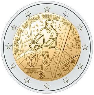 Frankreich 2€ 2023 - Rugby WM