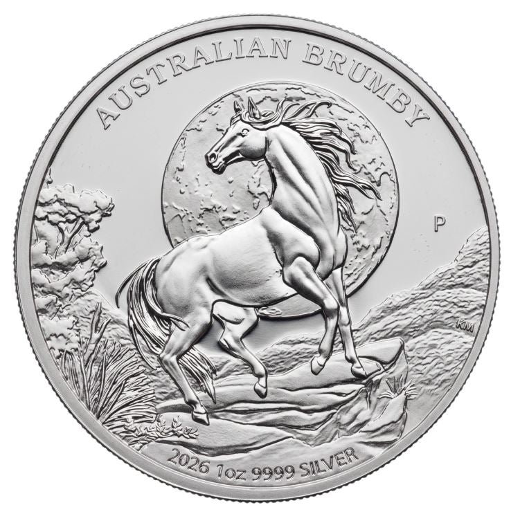 Australien Brumby 2026 1 oz Silbermünze Perth Mint