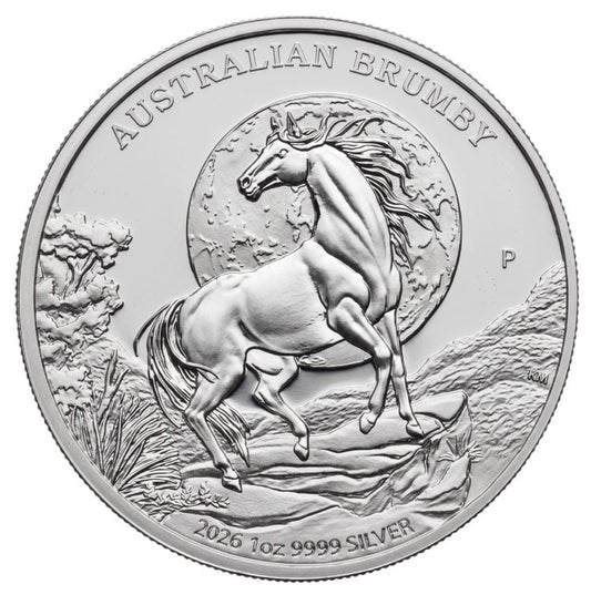 Australien Brumby 2026 1 oz Silbermünze Perth Mint