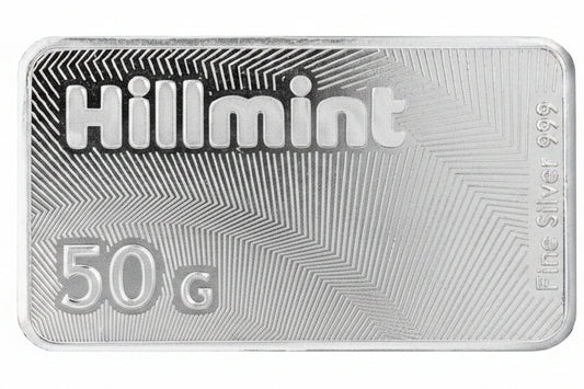 Hillmint Silberbarren 50 g