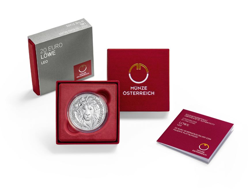 Österreich 20€ PP - Sternbilder Löwe 2026