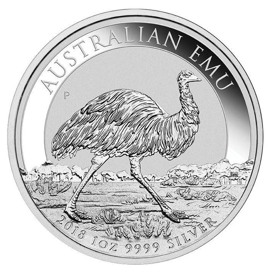 Australien Emu 2018 1 Unze Silbermünze Perth Mint