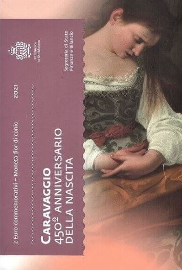 San Marino 2 Euro 2021 – 450. Todestag Caravaggio