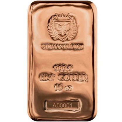 Germania Mint - 10 oz Kupferbarren