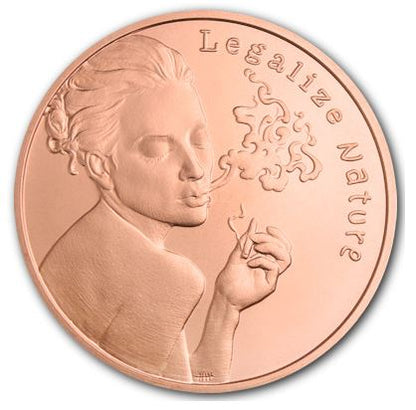 1oz Kupfer #65 USA Legalize Nature 2024