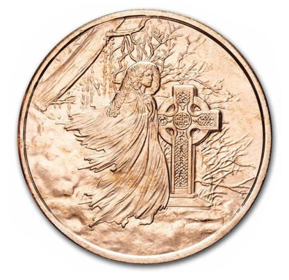 1oz Kupfer #73 USA Banshee neben Grabkreuz