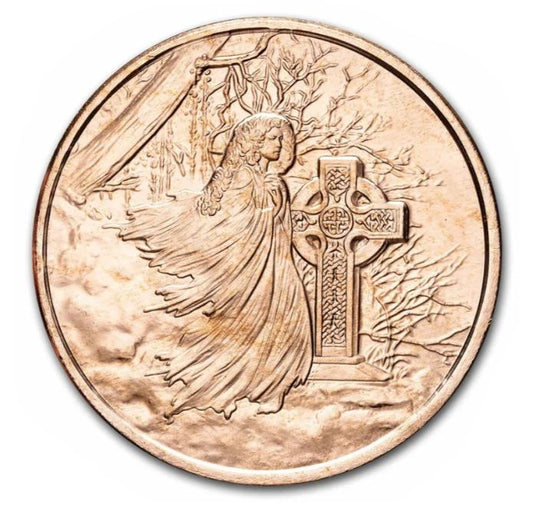 1oz Kupfer #73 USA Banshee neben Grabkreuz