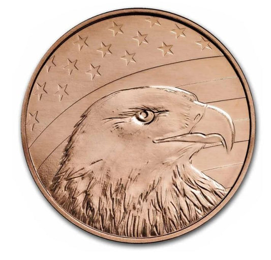1oz Kupfer #77 USA Weißkopfseeadler und US-Kapitol