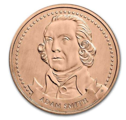 1oz Kupfer #23 USA Adam Smith