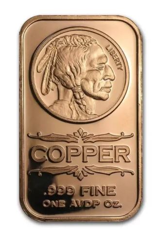 1oz Kupfer #35 USA Barren Indian Head