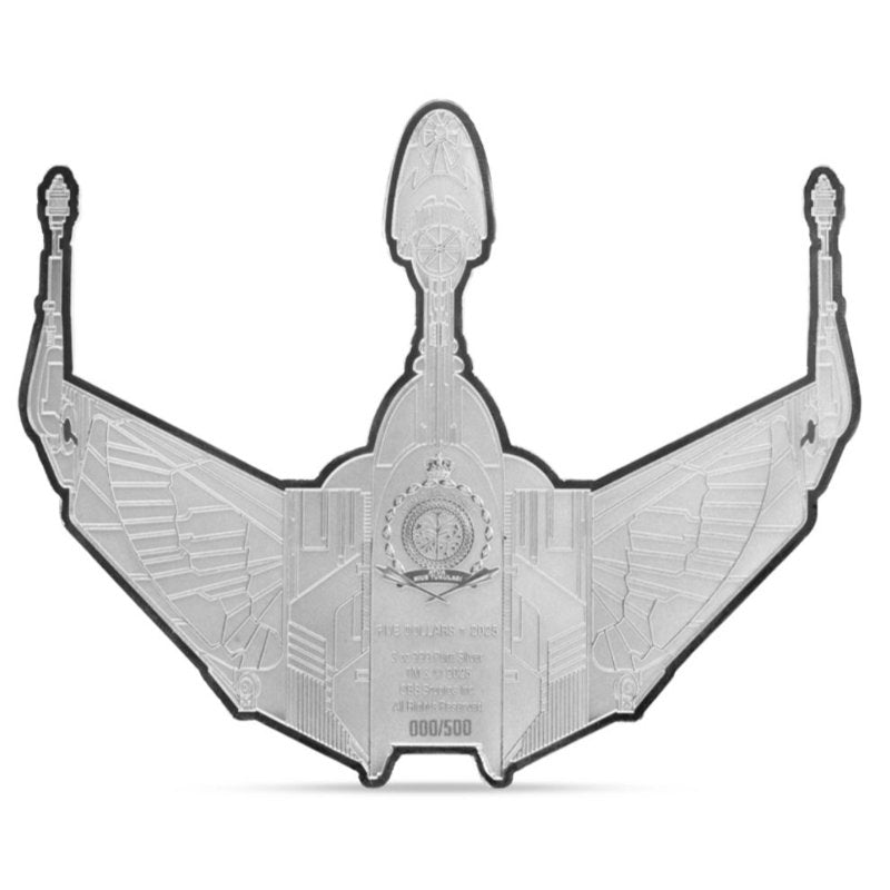 Klingon Bird of Prey 3 oz Silbermünze Niue 2025