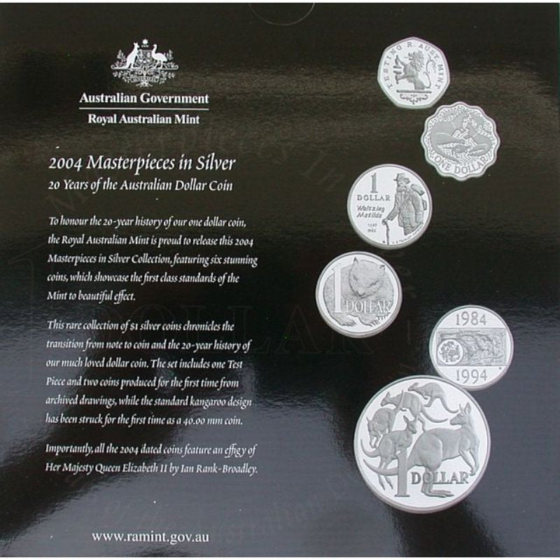 Australien - 78 Gramm Masterpieces 20 J. Australischer Dollar 2004