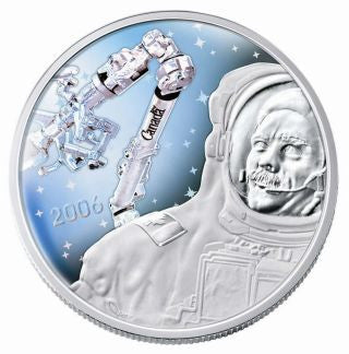 Kanada Colonel Chris Hadfield 2006 30 Dollar Silber Hologramm