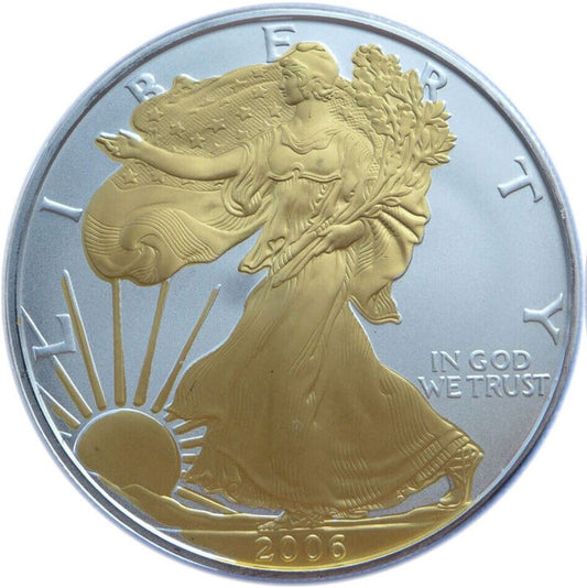 USA - Silver Eagle 2006 gilded