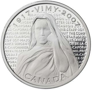 Kanada Vimy Kriegerdenkmal 2007 30 Dollar Silber Proof