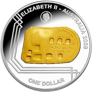 Australien 1 Dollar Silbermünze 2009 – Adelaide Assay Office 1852 – 1 oz Proof Silber

