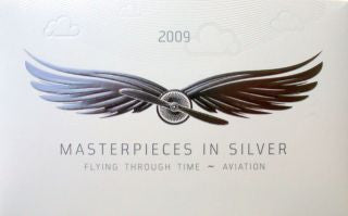 Australien Masterpieces Luftfahrt II 2009 2x5 Dollar Silber Proof