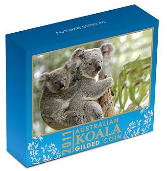 Australien - Koala 2011 Gilded in Box