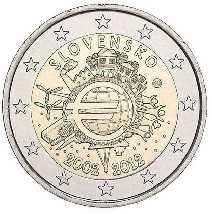 Slowakei 2€ 2012 - 10 Jahre Euro