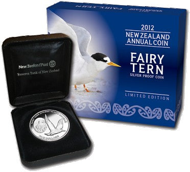 New Zealand Fairy Tern 2012 5 Dollars Silber Proof Coin