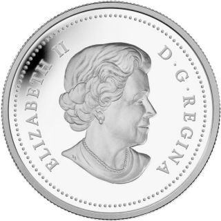 Kanada Ahornbaum im Herbst 2013 20 Dollars Silber PP farbig