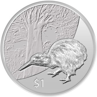 Neuseeland Kiwi 2013 1 oz Silber in Blisterkarte