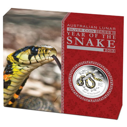 Australien - Lunar II 0,5 oz Schlange 2013 PP Color