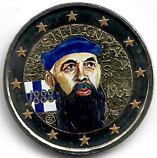 Finnland 2€ 2013 - Sillanpaa koloriert C - Edelmetalle Koitz GnbR