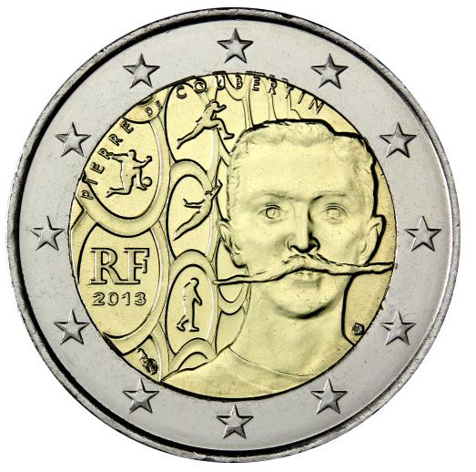 Frankreich 2€ 2013 - Coubertin