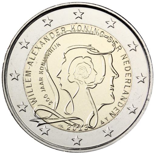 Niederlande 2€ 2013 - 200 Jahre Königreich