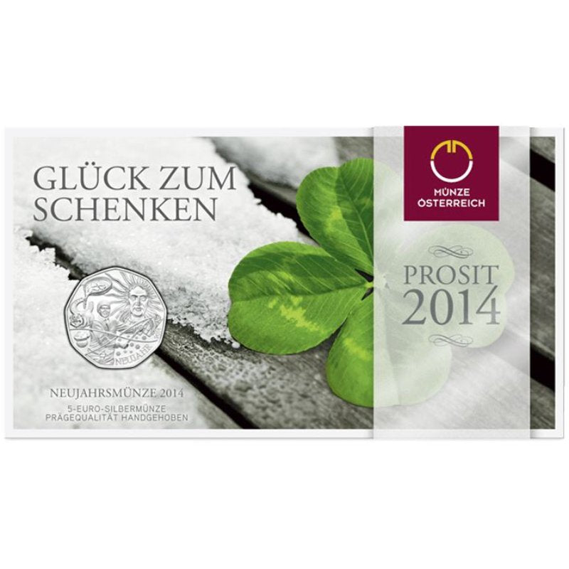 5 Euro Silber 2013 Neujahrsmünze 2014