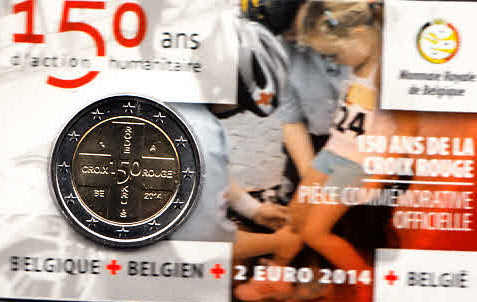 Belgien 2€ 2014 - Rotes Kreuz