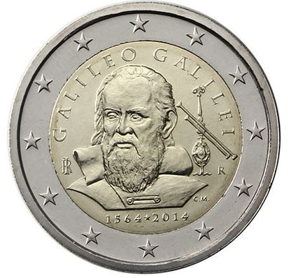 Italien 2€ 2014 - Galileo Galilei